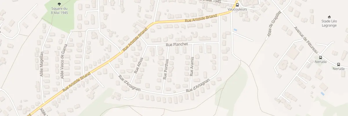 Plan du 6 Rue Porthos à Soyaux