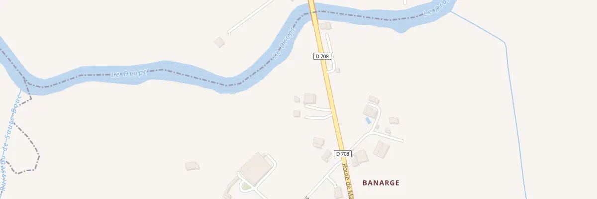 Plan du 2 Banarge à Saint-Pierre-sur-Dropt