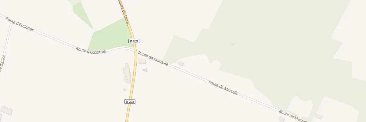 Plan du 119 Rte de Marzelle à Savignac-de-Duras