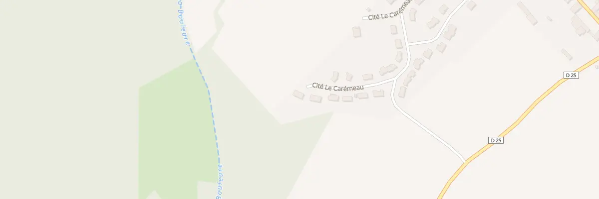 Plan du 19 Cité Caremeau à Brux