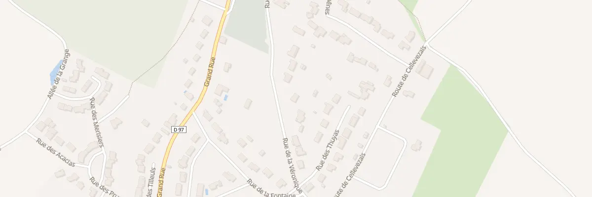 Plan du 9 Rue de la Véronique à Celle-Lévescault