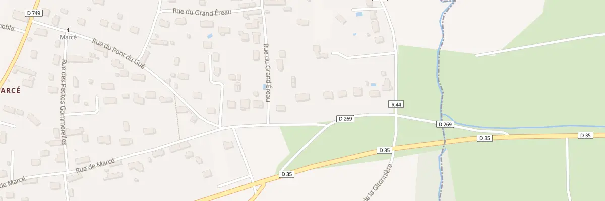 Plan du 31 Rue du Pont du Gué à Bourgueil