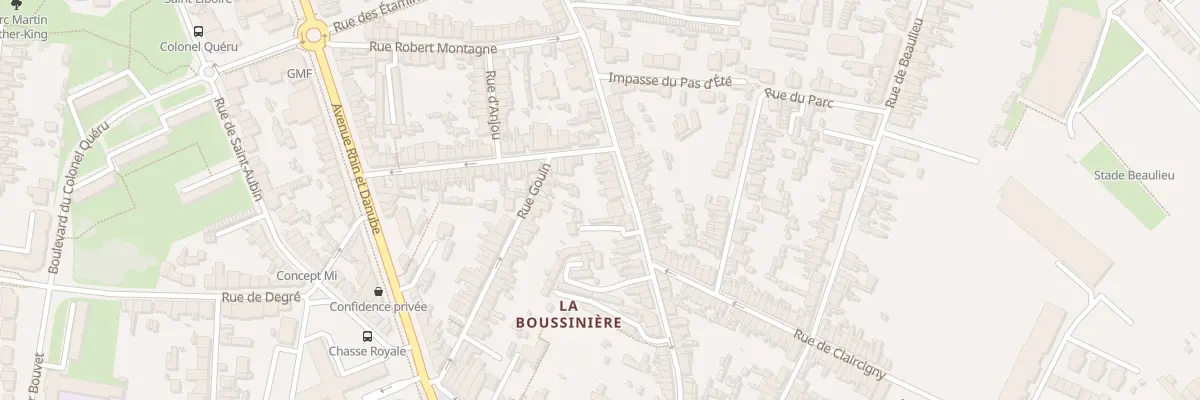 Plan du 53 Rue de la Madeleine au Mans