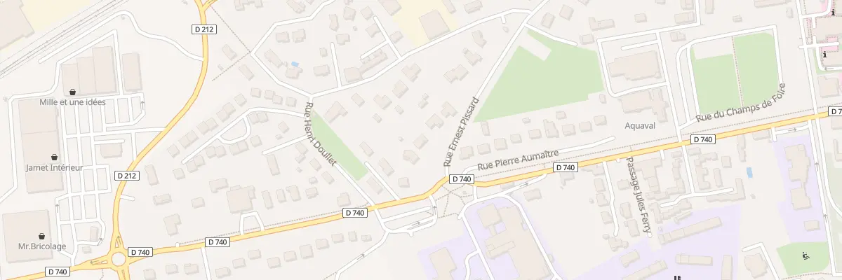Plan du 12 Rue du Doc Ernest Pissard à Ruffec