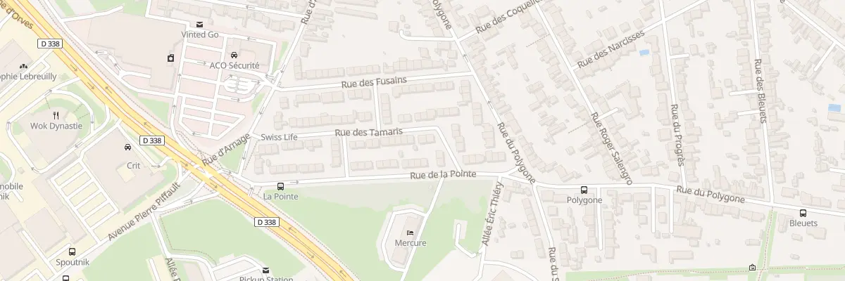 Plan du 46 Rue des Tamaris au Mans