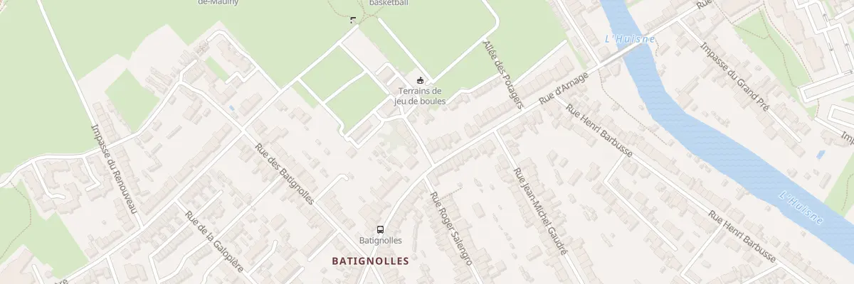 Plan du 90 Rue d’Arnage au Mans