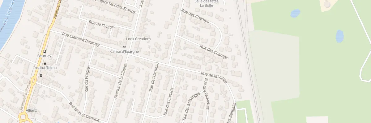 Plan du 19 Rue de la Vallée à Arnage