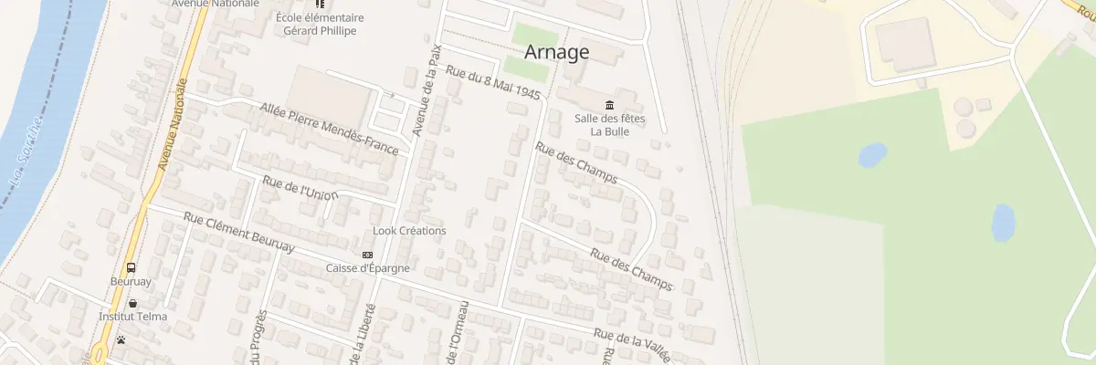 Plan du 16 Rue du 8 Mai 1945 à Arnage