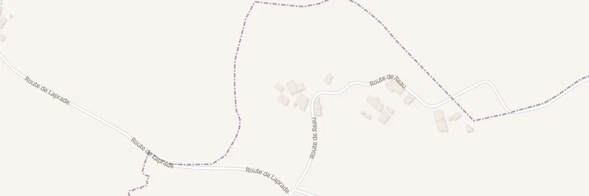 Plan du 7 Rte de Reau à Laprade