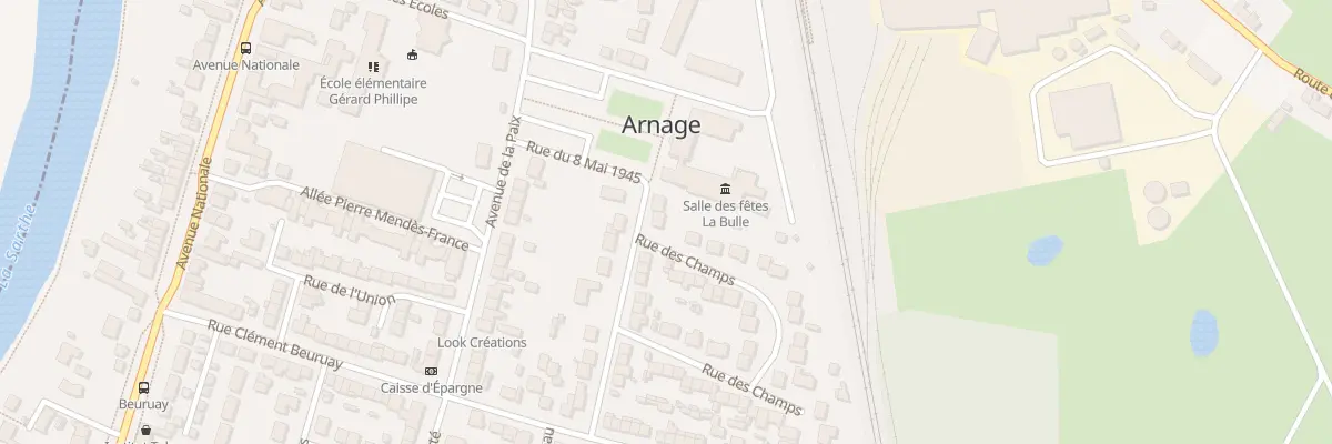 Plan du 22 Rue du 8 Mai 1945 à Arnage