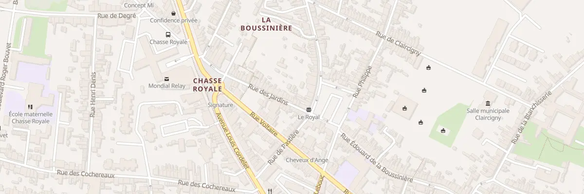 Plan du 10 Rue des Jardins au Mans