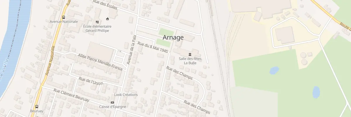 Plan du 24 Rue du 8 Mai 1945 à Arnage