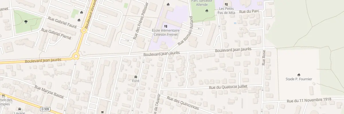 Plan du 59 Bd Jean Jaurès à Soyaux