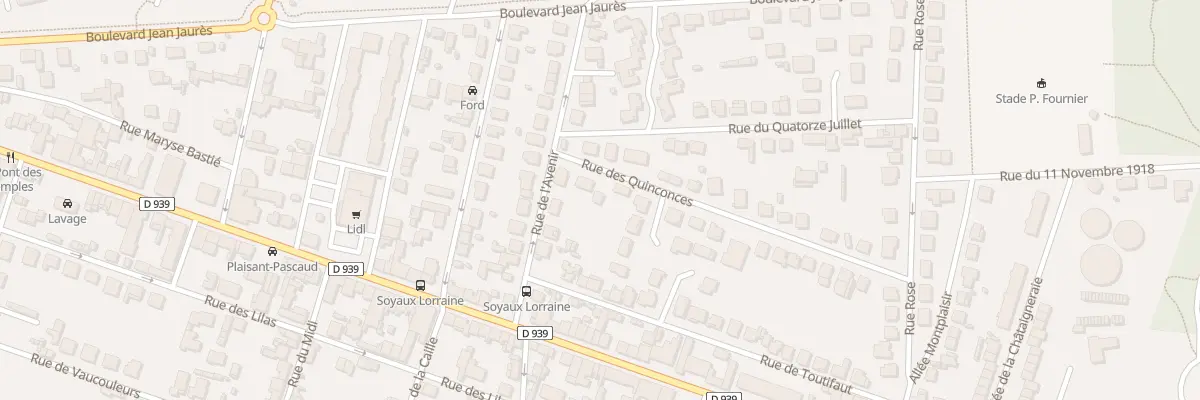 Plan du 26 Rue des Quinconces à Soyaux