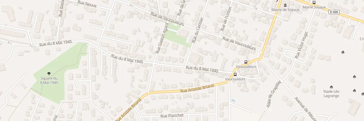 Plan du 13 Rue du 8 Mai 1945 à Soyaux