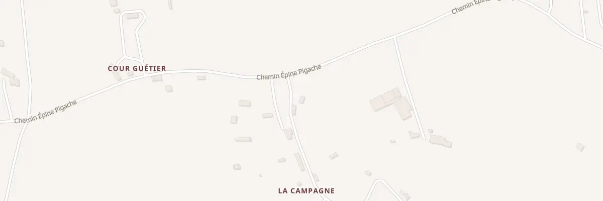 Plan du 641 Che de l’Epine Pigache à Coquainvilliers