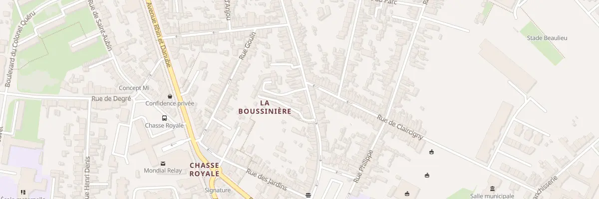 Plan du 33 Rue de la Madeleine au Mans