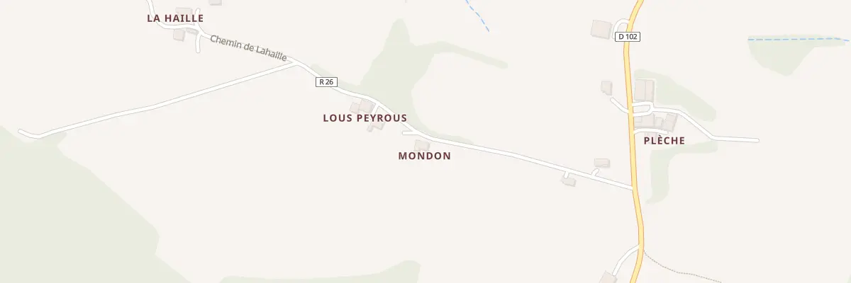 Plan du 5179 Mondon à Lupiac