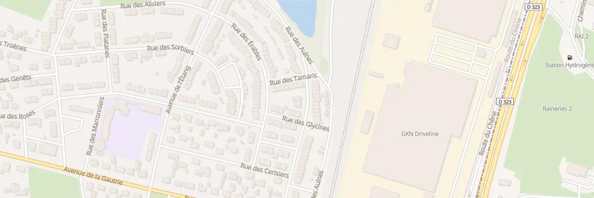 Plan du 3 Rue des Abricotiers à Arnage