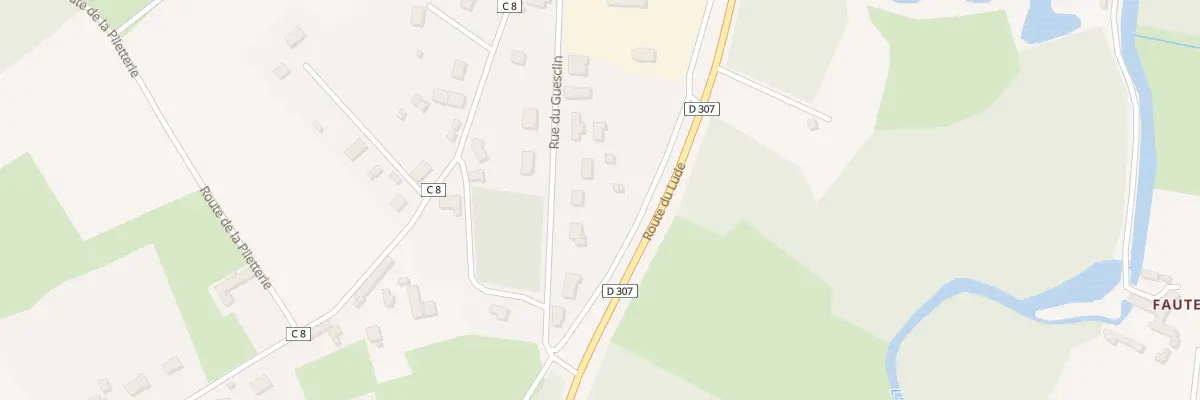 Plan du 63 Rue du Guesclin à Pontvallain