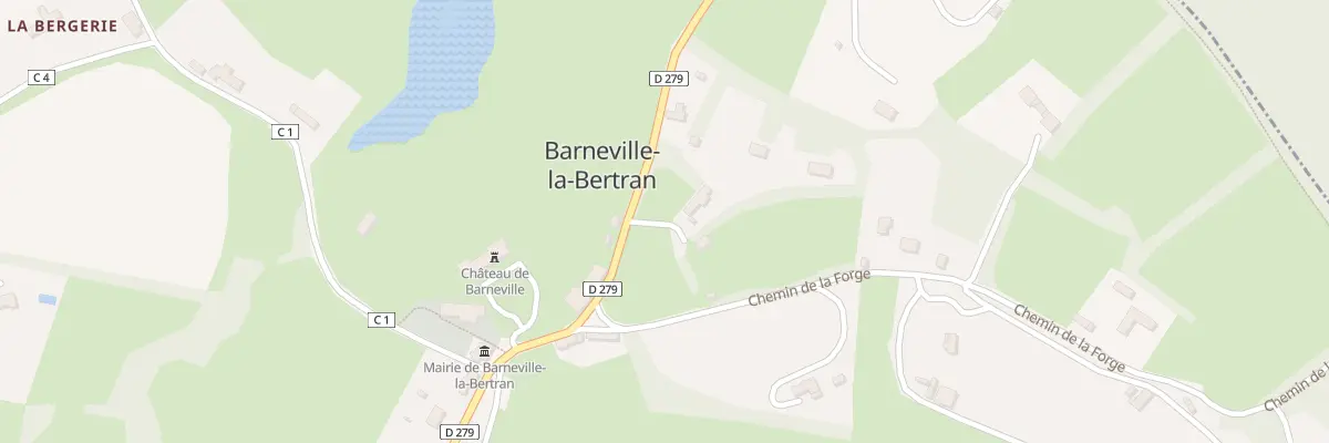 Plan du 5100 Les Graviers à Barneville-la-Bertran