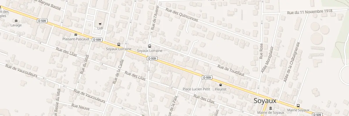 Plan du 106 Av du Général de Gaulle à Soyaux