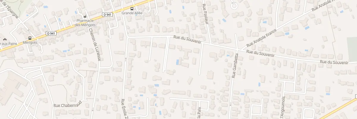 Plan du 13 Rue du Souvenir à L’Isle-d’Espagnac