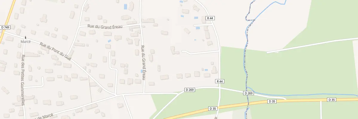 Plan du 35 Rue du Pont du Gue à Coteaux-sur-Loire