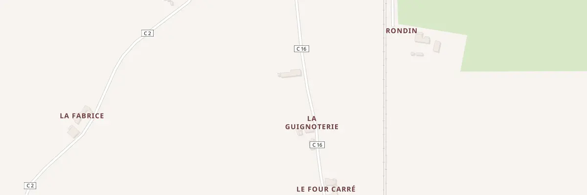 Plan du 2 La Guignoterie à Teillé