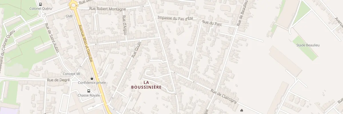 Plan du 44 Rue de la Madeleine au Mans