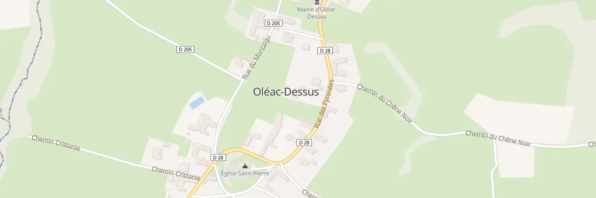 Plan du 18 Rue des Pyrénées à Oléac-Dessus