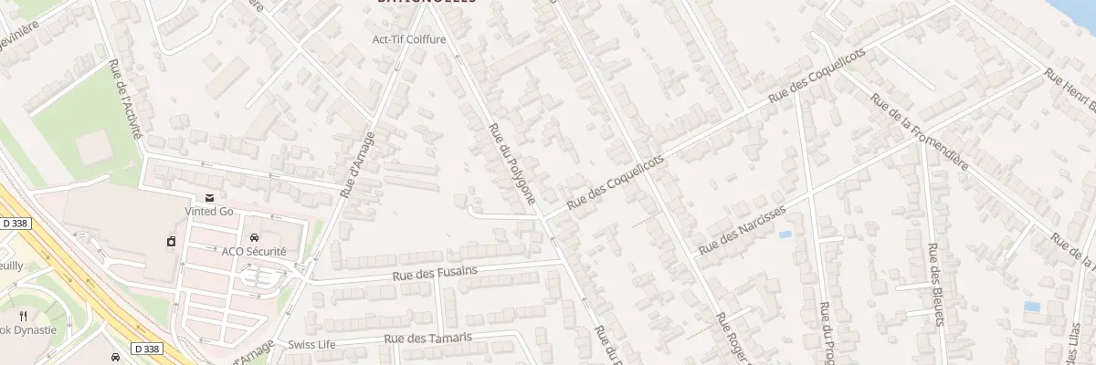 Plan du 51 Rue du Polygone au Mans
