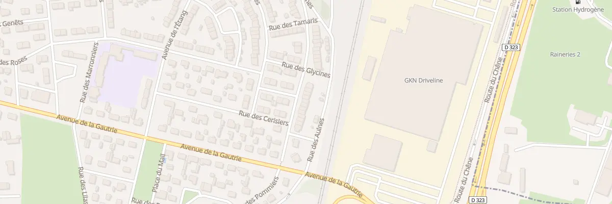 Plan du 18 Rue des Abricotiers à Arnage