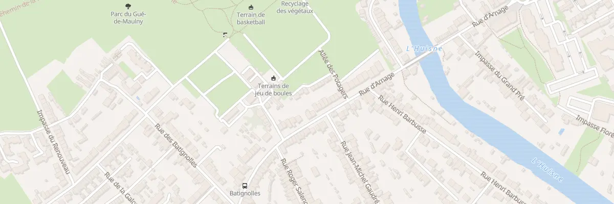 Plan du 76 Rue d’Arnage au Mans
