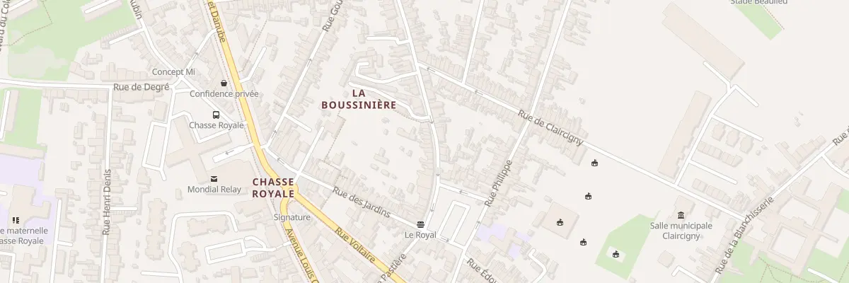 Plan du 13 Rue de la Madeleine au Mans