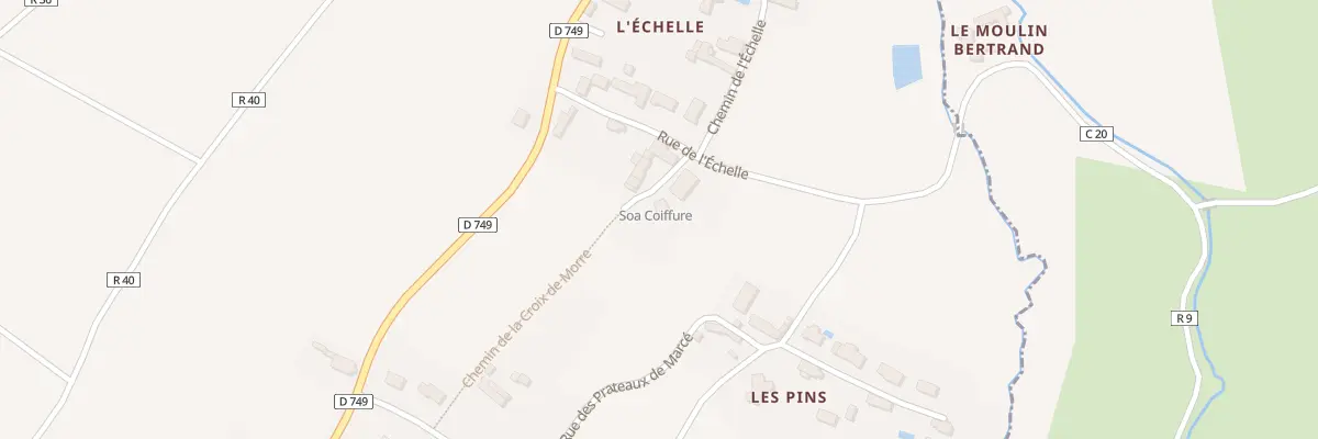 Plan du 6 Rue de l’Echelle à Bourgueil