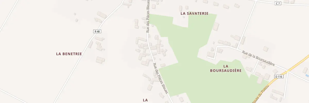 Plan du 171 La Roberderie à Marçay