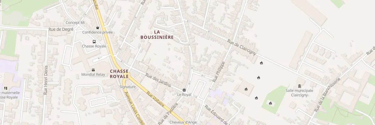Plan du 5 Rue de la Madeleine au Mans