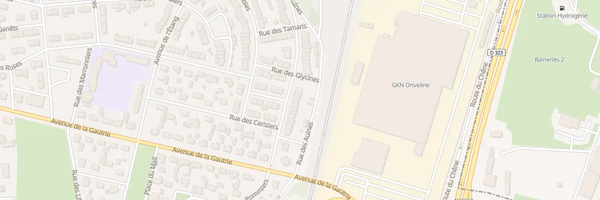 Plan du 22 Rue des Abricotiers à Arnage
