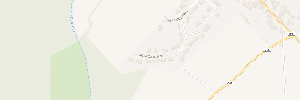 Plan du 17 Cité Caremeau à Brux