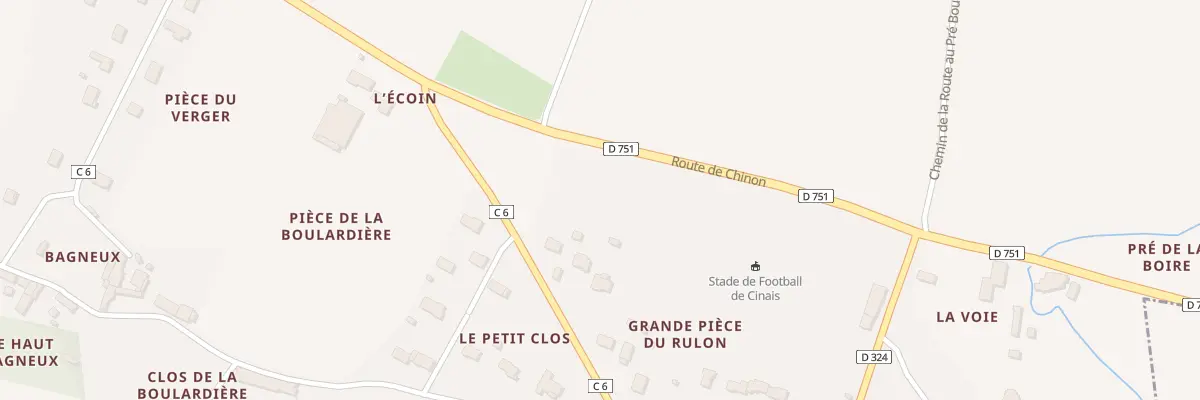 Plan du 22 Rue des Erables à Cinais