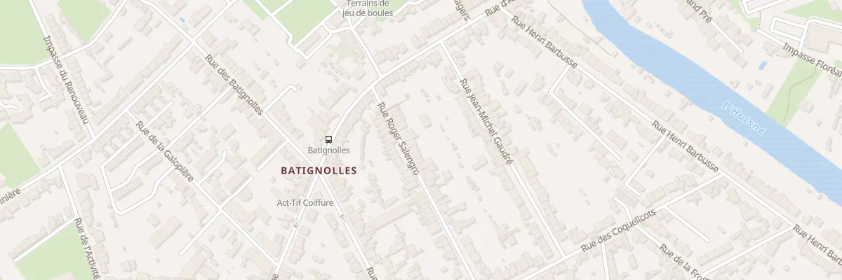 Plan du 21 Rue Roger Salengro au Mans