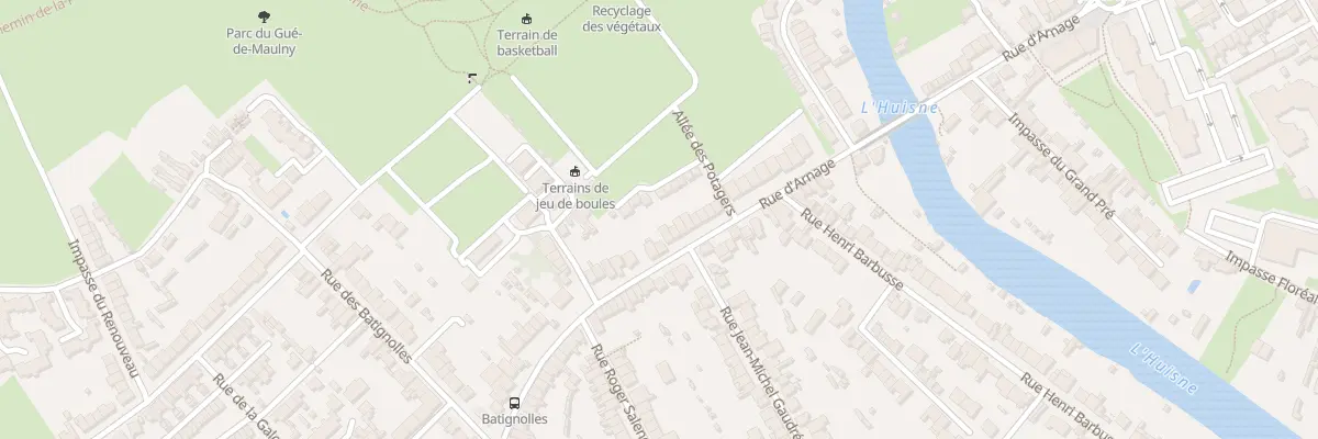 Plan du 74 Rue d’Arnage au Mans
