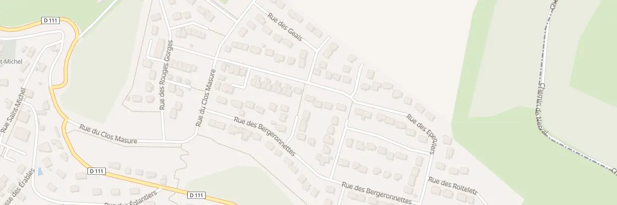Plan du 20 Rue des Pinsons à Fontenay