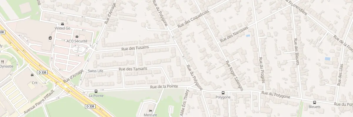 Plan du 54 Rue du Polygone au Mans