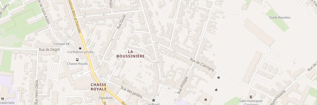 Plan du 22 Rue de la Madeleine au Mans