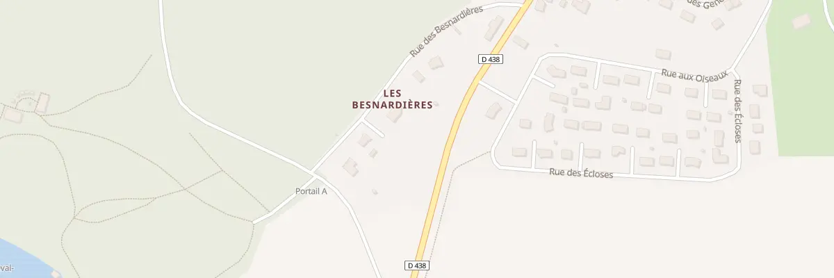 Plan du 9107 La Benardiere à Chailloué