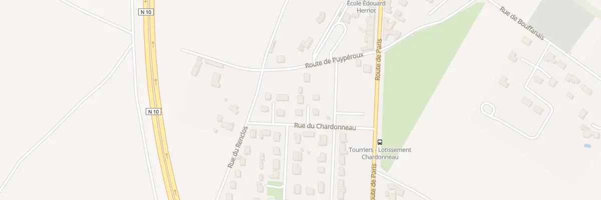 Plan du 12 Rue du Chardonneau à Tourriers