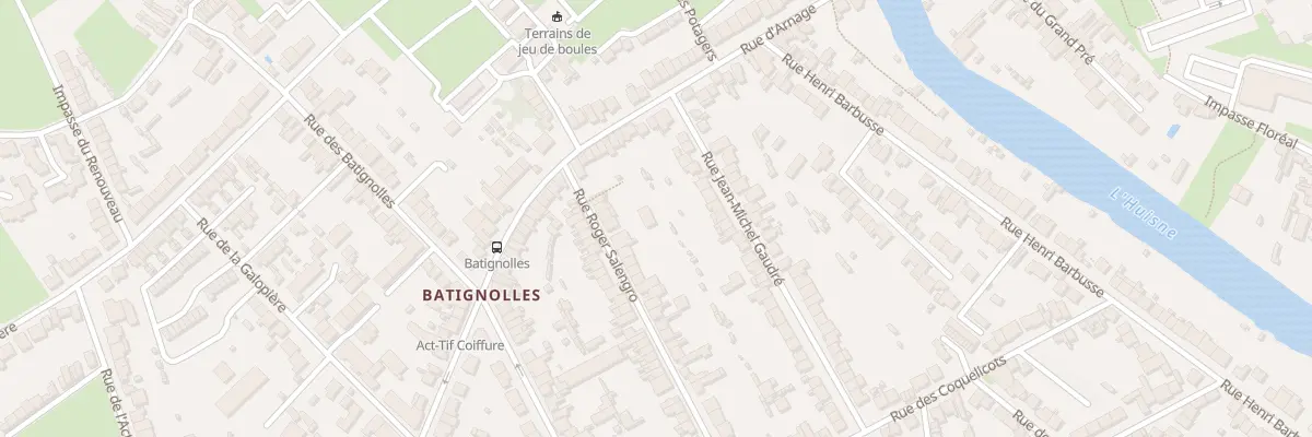 Plan du 17 Rue Roger Salengro au Mans
