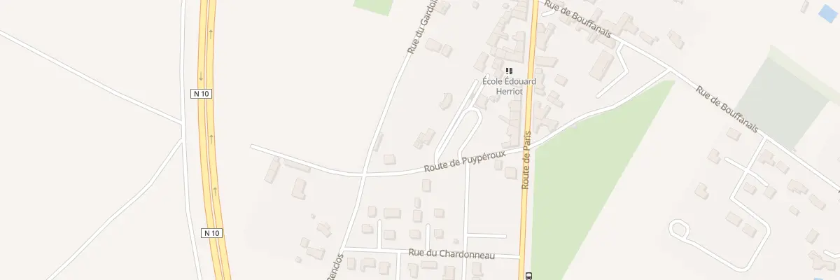 Plan du 5332 Rte de Puypéroux à Tourriers